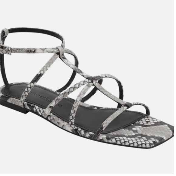sigerson morrison strappy sandal in Snake - Picture 1 of 4